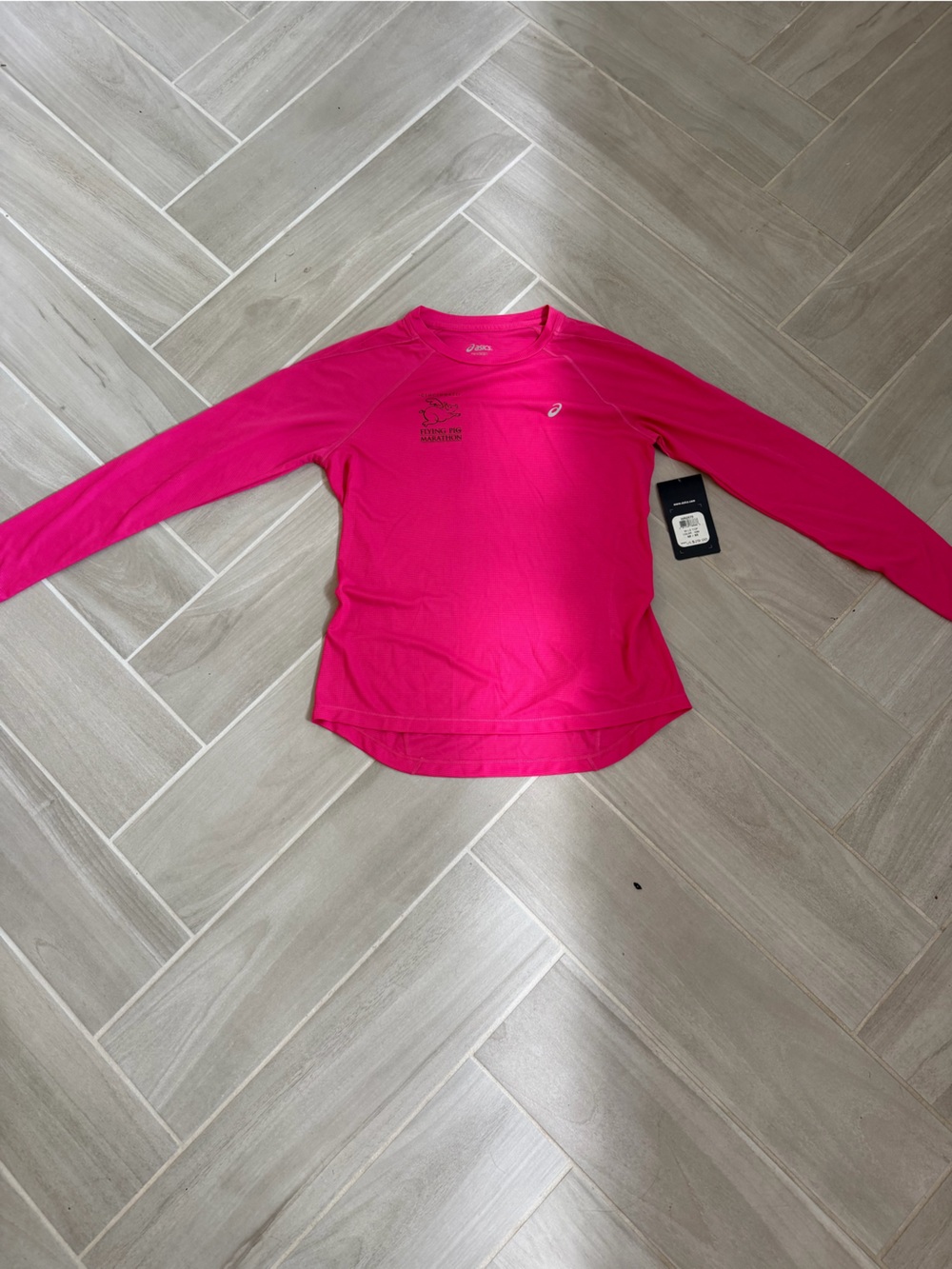 Asics Women's Long-Sleeve Performance Top - Hot Pink